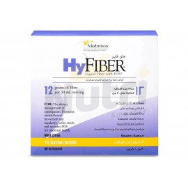 هايفايبر ألياف سائلة مع بريبايوتيك ( 15 كيس *30 مل )